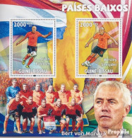 Guinea-Bissau Block 794 (kompl. Ausgabe) Postfrisch 2010 Robben, Wesley Sneijder, B. Van Mar - Guinea-Bissau