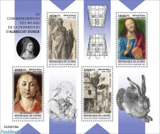 Guinea, Republic 2023 Albrecht Dürer, Mint NH, Nature - Rabbits / Hares - Art - Dürer, Albrecht - Paintings - Other & Unclassified