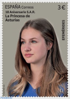Spain 2023 Princess Of Asturias 1v, Mint NH, History - Kings & Queens (Royalty) - Nuevos