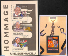 Guinea, Republic 2013 Nelson Mandela 2 S/s, Mint NH, History - Politicians - Nelson Mandela - Other & Unclassified