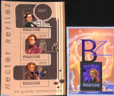 Guinea, Republic 2013 Hector Berlioz 2 S/s, Mint NH, Performance Art - Music - Art - Composers - Musique