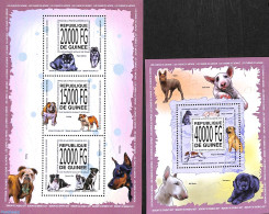 Guinea, Republic 2013 Dogs 2 S/s, Mint NH, Nature - Dogs - Andere & Zonder Classificatie