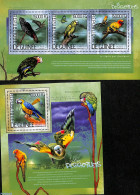 Guinea, Republic 2014 Parrots 2 S/s, Mint NH, Nature - Birds - Parrots - Autres & Non Classés