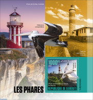 Djibouti 2023 Lighthouses, Mint NH, Nature - Various - Birds - Lighthouses & Safety At Sea - Vuurtorens