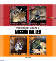 Djibouti 2023 20 Years Since The End Of Galileo Mission, Mint NH, Transport - Space Exploration - Gibuti (1977-...)