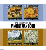 Djibouti 2023 Vincent Van Gogh, Mint NH, Nature - Flowers & Plants - Fruit - Trees & Forests - Art - Paintings - Vince.. - Obst & Früchte