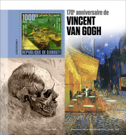 Djibouti 2023 Vincent Van Gogh, Mint NH, Transport - Ships And Boats - Art - Paintings - Vincent Van Gogh - Ships
