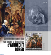 Djibouti 2023 Albrecht Dürer, Mint NH, Art - Dürer, Albrecht - Paintings - Gibuti (1977-...)