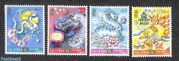 Isle Of Man 2024 Year Of The Dragon 4v, Mint NH, Various - New Year - Nieuwjaar