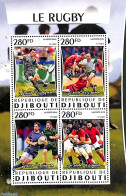 Djibouti 2016 Rugby 4v M/s, Mint NH, Sport - Rugby - Rugby