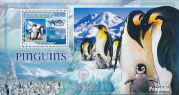 Guinea-Bissau Block 609 (kompl. Ausgabe) Postfrisch 2007 Vögel - Pinguine - Pfadfinderlogo - Guinée-Bissau