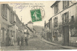 Verberie Rue De Paris La Poste Et La Gendarmerie Nationale - Verberie