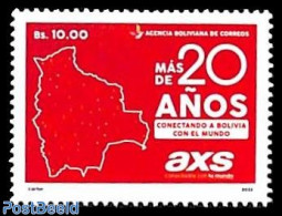 Bolivia 2023 AXS 1v, Mint NH, Various - Maps - Geografía