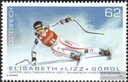 Austria 2958 (complete Issue) Unmounted Mint / Never Hinged 2011 Ski - Ungebraucht