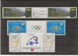 N CALEDONIE   LOT  DE  3 TRIPTYQUES    N**  BONNE COTE - Unused Stamps