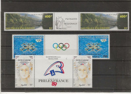 N CALEDONIE   LOT  DE  3 TRIPTYQUES    N**  BONNE COTE - Neufs