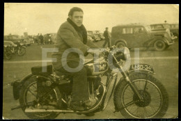 50s ORIGINAL AMATEUR PHOTO FOTO MATCHLESS MOTORCYCLE MOTO MOTA PORTUGAL AT150 - Ciclismo