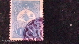 OSMANLI--1908     1     PİA                 DAMGALI - Used Stamps