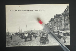 V176G - BOULOGNE Sur MER Quai Gambetta - Pas De Calais - Boulogne Sur Mer