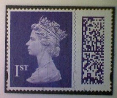 Great Britain, Scott MH501, Used (o), 2022 Machin (MEIL/M22L) Queen Elizabeth II, 1st, Violet - Machins