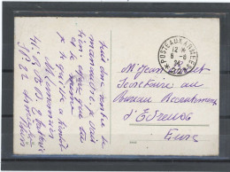 CACHET MILITAIRE - ARMÉE DU RHIN -OCCUPATION FRANÇAISE EN ALLEMAGNE- TREVES CP EN FRANCHISE -CàD POSTE AUX ARMÉE / *22*D - 1921-1960: Moderne