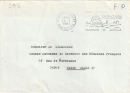 FLAMME TEMPORAIRE " F . P . "  17  LA  ROCHELLE  GARE - Mechanical Postmarks (Advertisement)