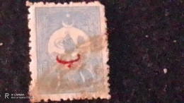 OSMANLI--1908     1     PİA                 DAMGALI - Used Stamps
