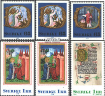 Schweden 966C,D,967D,968A,C,969A (kompl.Ausg.) Postfrisch 1976 Weihnachtsmarken - Ongebruikt