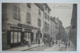 Cpa 1920 Tarare Rhône Rue Burie - Hôtel De La Tête Noire - BL61 - Tarare