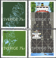 Schweden 2232-2235 (kompl.Ausg.) Postfrisch 2001 Wasser - Unused Stamps