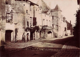 Ancenis * Rue Des Tonneliers * Photo Ancienne Vers 1900 Format 11.4x8.4cm - Ancenis