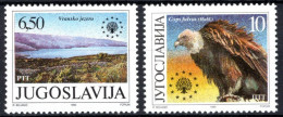 YUGOSLAVIA 1990 - PROTECCION DE LA NATURALEZA - YVERT 2317/2318** - Environment & Climate Protection