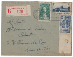 Seine Et Oise - Versailles - Lettre Recommandée Pour Villeneuve-le-Roi - Bel Affranchissement - 21 Juillet 1938 - Posttarife