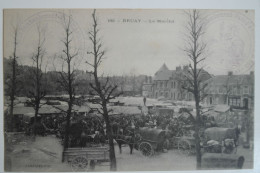 Cpa Bruay Le Marché - Oblitération Militaire - BL61 - Bruay Sur Escaut