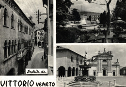 VITTORIO VENETO, Treviso - Saluti, Vedutine - VG - #003 - Otros & Sin Clasificación