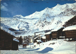 11896379 Saas-Fee Mit Alphubel Taeschhorn Dom Lenzspitze Saas-Fee - Andere & Zonder Classificatie