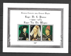 Belgium 1964 Art - Paintings - Culture MS MNH - Sonstige & Ohne Zuordnung