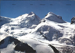 11891049 Gornergrat Zermatt Felixjoch Zwillingsjoch Castor Pollux Schwarztor Gor - Andere & Zonder Classificatie