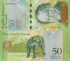 Venezuela Pick-Nr: 92g Bankfrisch 2012 50 Bolivares - Venezuela