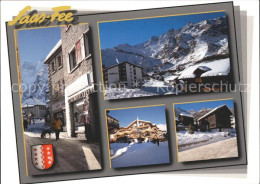 11890009 Saas-Fee Orts Und Teilansichten Saas-Fee - Andere & Zonder Classificatie