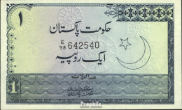 Pakistan Pick-Nr: 24A, Signatur 10 Gebraucht (III) 1974 1 Rupee - Pakistán