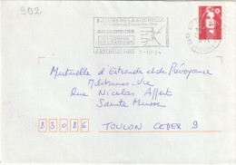 FLAMME TEMPORAIRE  N°  2874  17  LA  ROCHELLE  GARE - Mechanical Postmarks (Advertisement)