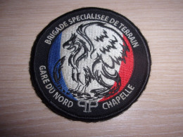 Ecusson Brigade Spécialisée De Terrain De Paris - BST - Police - Patch - Ecussons Tissu