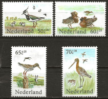 HOLANDA 1984 - PAYS BAS - THE NETHERLANDS - AVES - PAJAROS - YVERT 1216/1219** - Ongebruikt