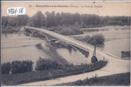 SAINT-PIERRE-LE-MOUTIER- LE PONT DU VEURDRE- CACHET DE FRANCHISE AU DOS- 160 EME REG D INFANTERIE- 29 EME COMPAGNIE- - Saint Pierre Le Moutier