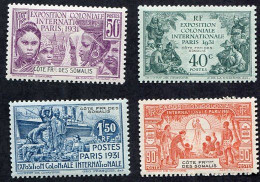 Colonie Française, Cote Des Somalies N°137/40 Neuf*, Qualité Très Beau - Unused Stamps