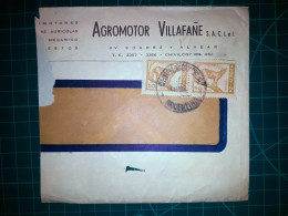 ARGENTINE, Enveloppe Appartenant à "AGROMOTOR VILLAFAÑE S.A.C.I.eL." Il Circule Avec Une Variété Colorée De Timbres-post - Gebruikt