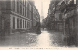 75-PARIS INONDE RUE SAINT DOMINIQUE-N°T2253-A/0305 - Überschwemmung 1910