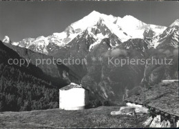 11886729 Graechen VS Kapelle Hannigalp Matterhorn Weisshorn Bieshorn Graechen - Andere & Zonder Classificatie