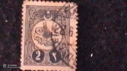 OSMANLI--1908       2   PİASTRES             DAMGALI - Used Stamps